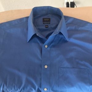 Men’s blue dress shirt